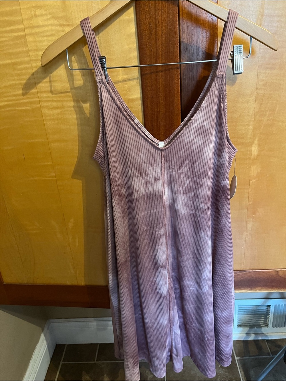 Lulus Basics Mauve Ribbed Summer Dress